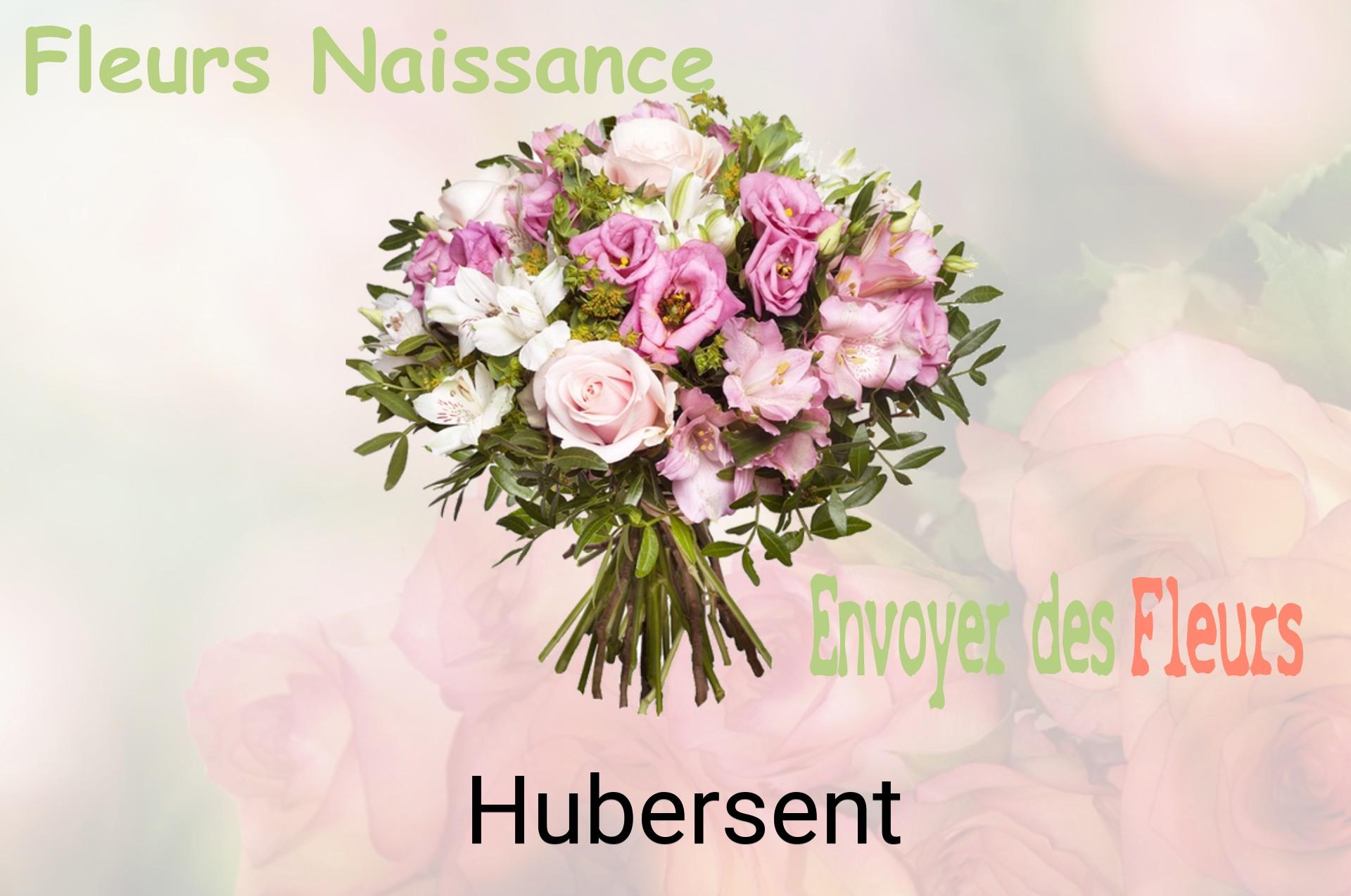 Bouquet de fleurs de naissance livré à Hubersent